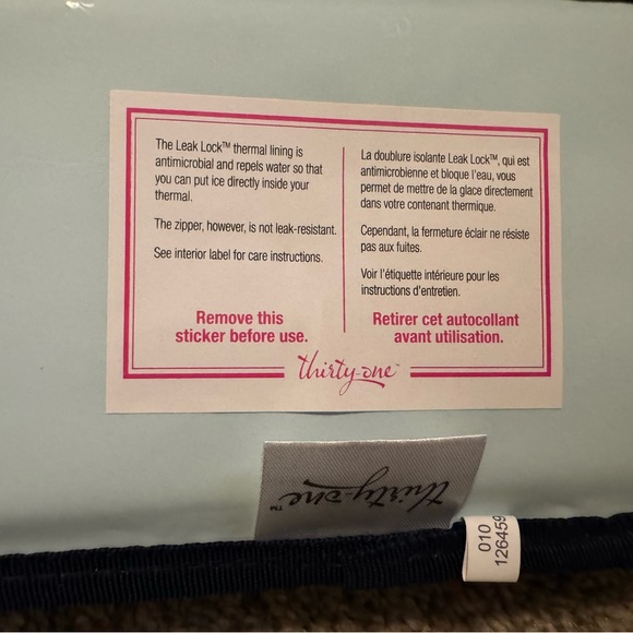 Thirty One Sand N’ Shore Thermal Tote Patio Pop NEW - Picture 6 of 8